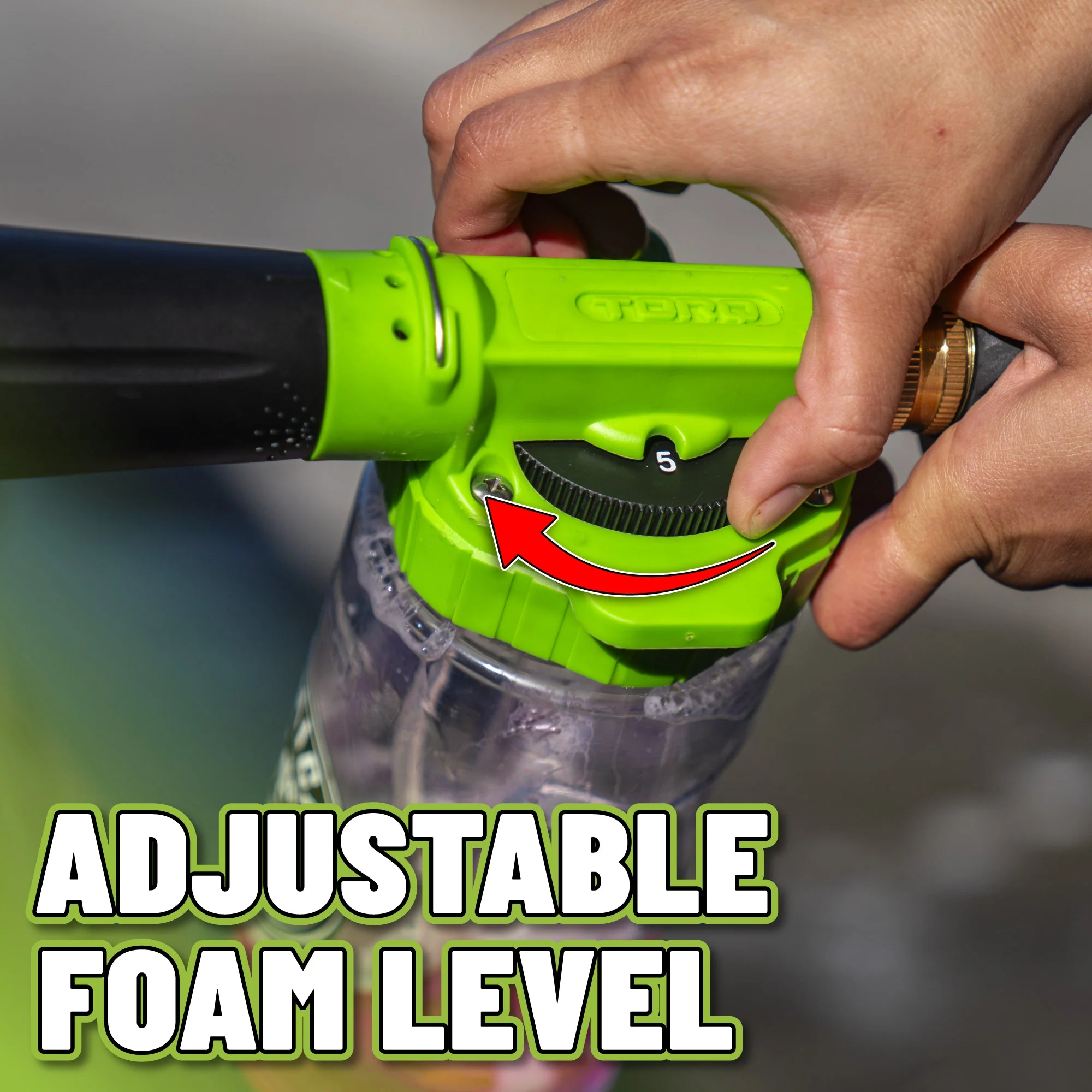 Foam Blaster 6 Foam Wash Gun & Mr. Pink Foam Party Soap - Image 3