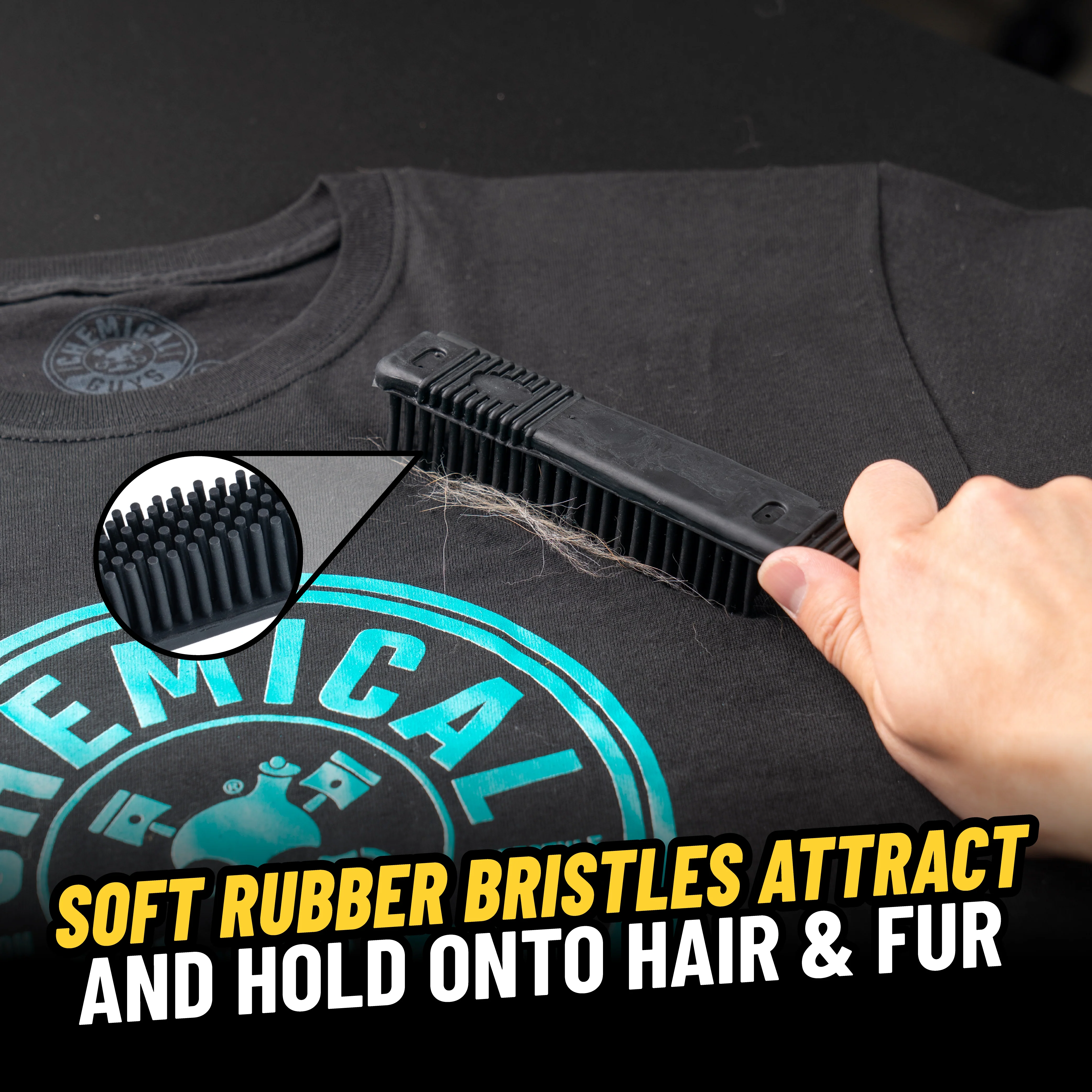 Professional Rubber Pet Hair Removal Brush - Image 5